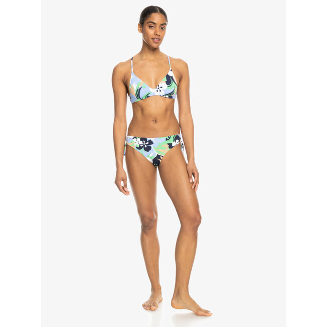 Printed Beach Classics - Tie Side Bikini Bottoms - Vintage Indigo