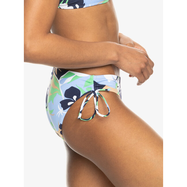 Printed Beach Classics - Tie Side Bikini Bottoms - Vintage Indigo