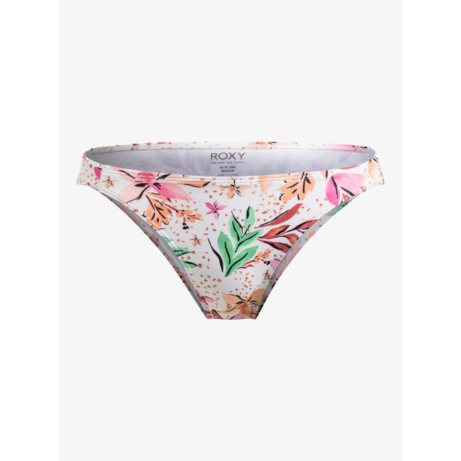 Printed Beach Classics - Low Waist Bikini Bottoms - White
