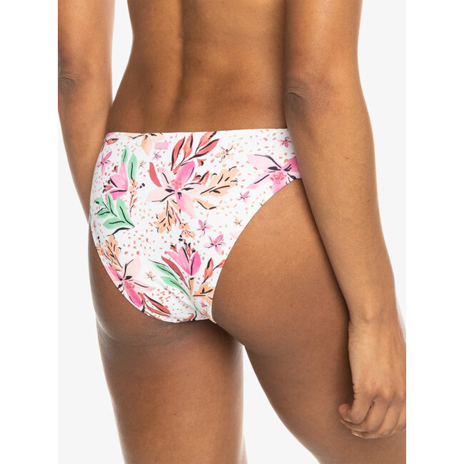 Printed Beach Classics - Low Waist Bikini Bottoms - White