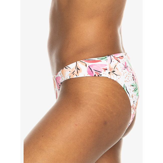 Printed Beach Classics - Low Waist Bikini Bottoms - White