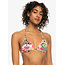 Printed Beach Classics - Tiki Tri Bikini Top - Anthracite