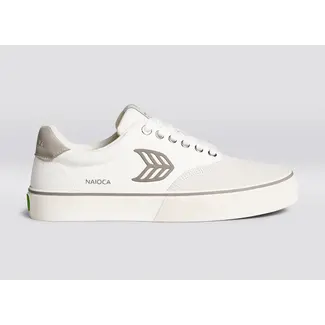 Cariuma Naioca Pro - Off-White Vintage White/Grey Logo