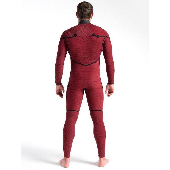 ReWired 4/3 Chest Zip Våtdrakt – Black / Charcoal