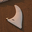 Cream Single Fin i Fiberglass til Longboard og Midlength