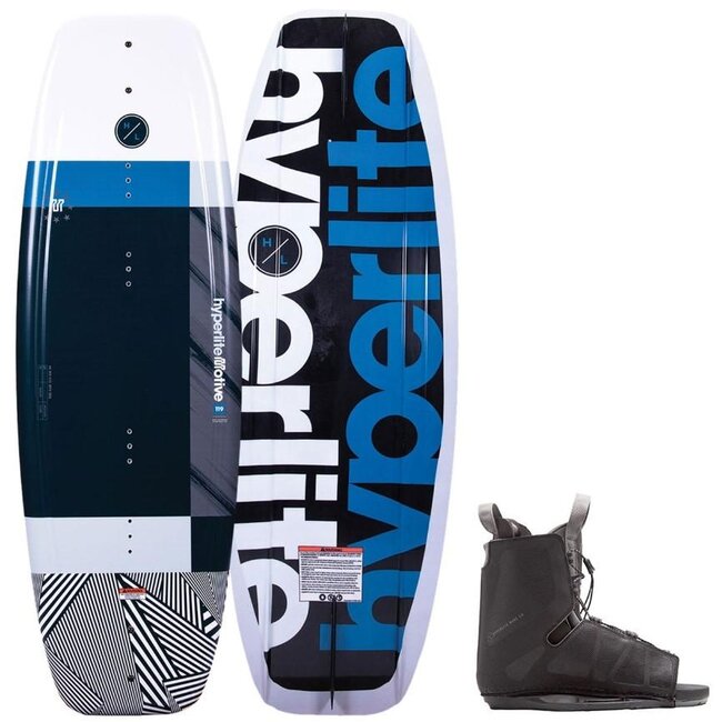 Hyperlite Motive Wakeboard + Remix Binding – Komplett Pakke for Nybegynnere og Hytta