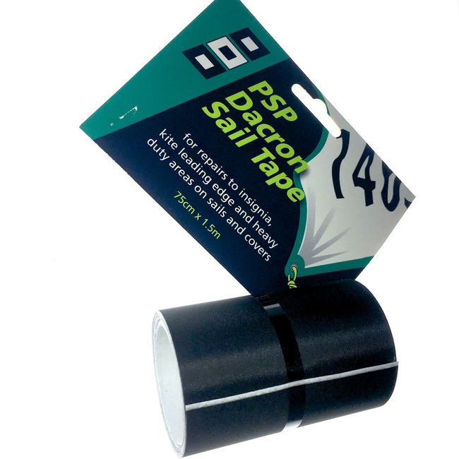 Dacron Insignia Tape 75 mm x 1.5m - Sort