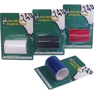PSP Marine Tapes Dacron Insignia Tape 75 mm x 1.5m - Sort