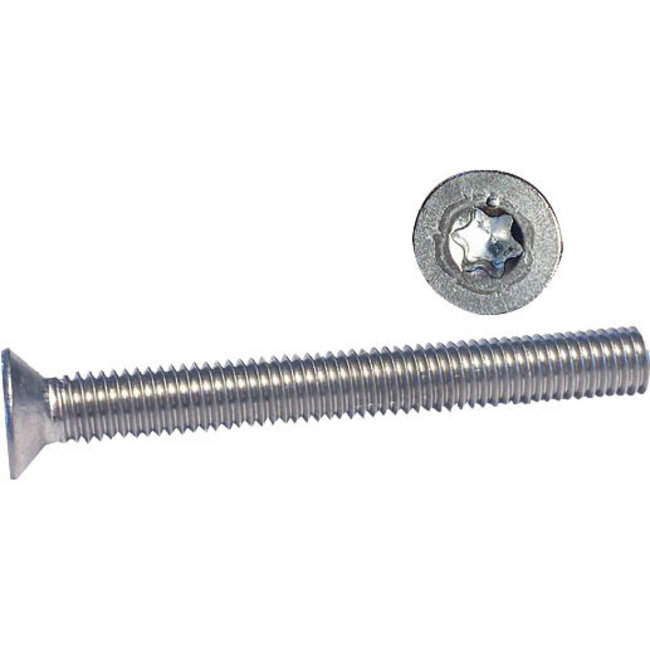 Maskinskrue us. Torx 8 x 80 A4 ISO 14581