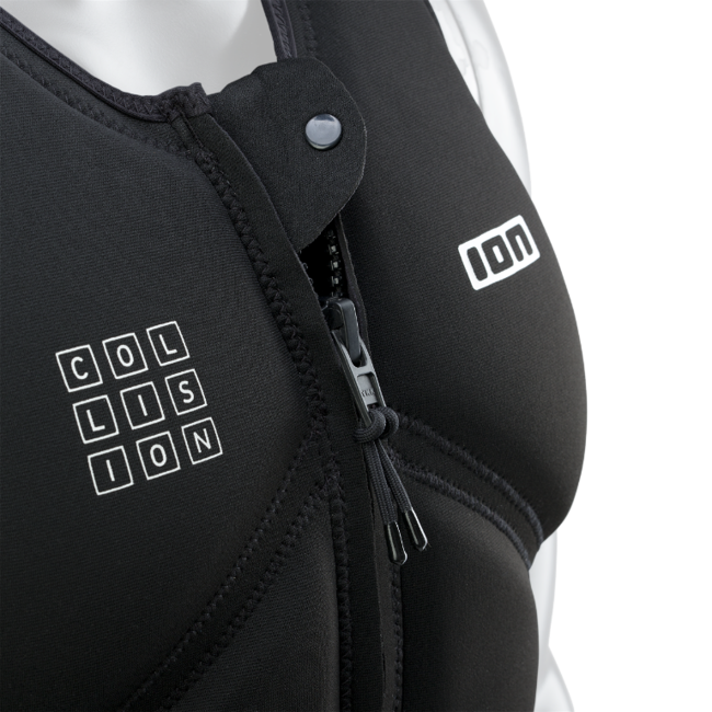 Collision Core Vest Front Zip - Black