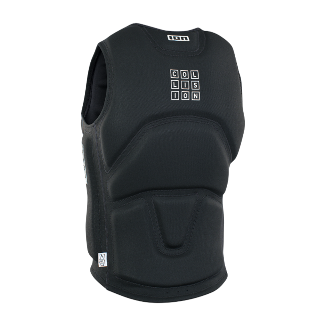 Collision Core Vest Front Zip - Black
