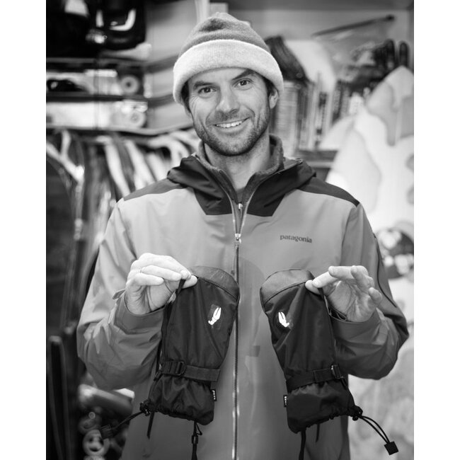 Crab Grab Claw Label Beanie – Bestselgende snowboard-lue - Orange