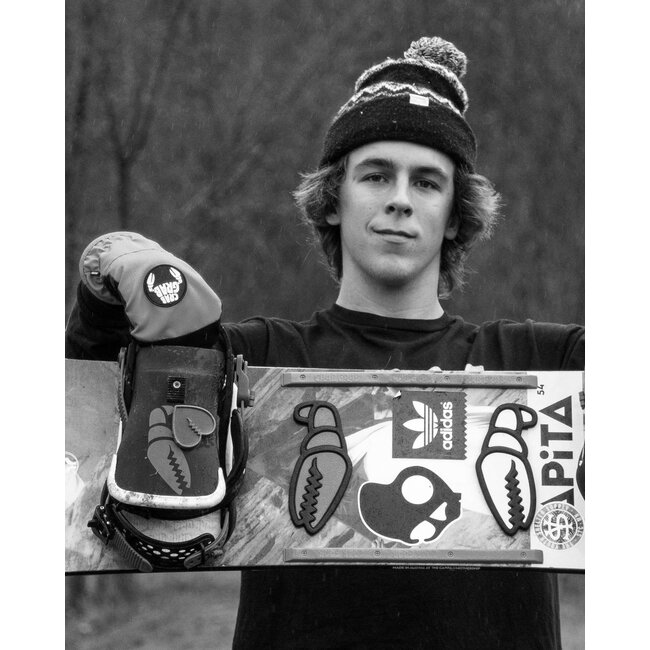 Crab Grab Claw Label Beanie – Bestselgende snowboard-lue - Orange