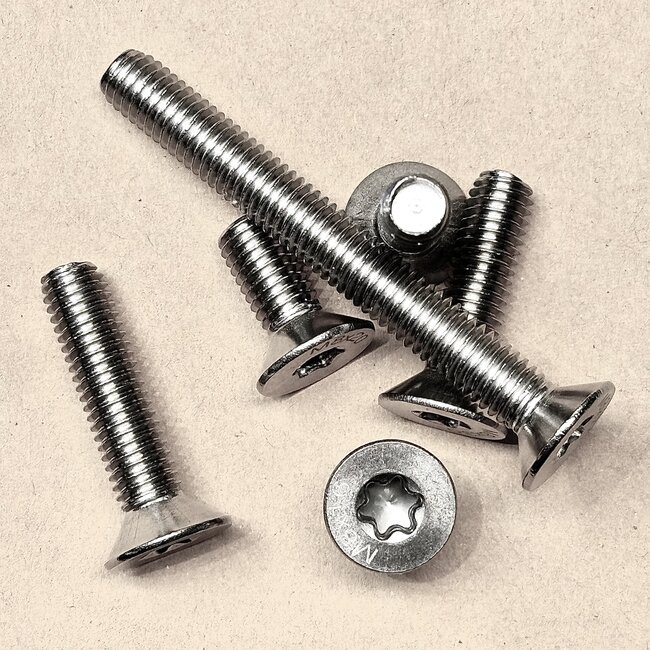 Syrefast - M8 Senkehode TORX40  Foil bolt