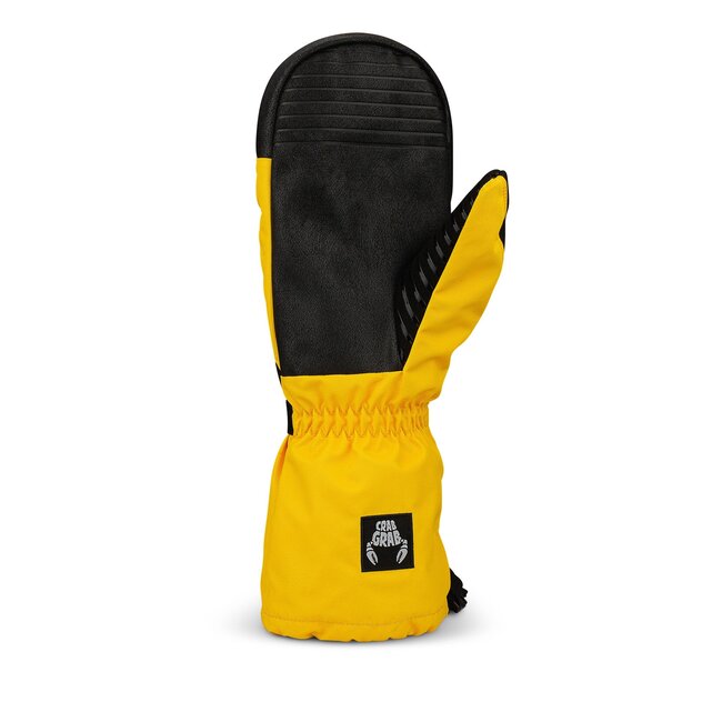 Crab Grab Cinch Mitt – High Performance Snowboard Vott - Vintage Yellow/Black