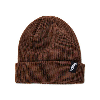 Crab Grab Claw Label Beanie - Brown