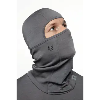 Woolf Merino Svarthetta Balaclava - Grey