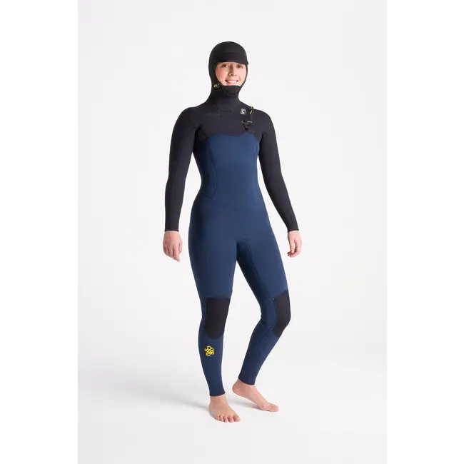 Solace 5/4 NuWave Hooded Front Zip Dame Våtdrakt