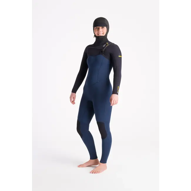 Solace 5/4 NuWave Hooded Front Zip Dame Våtdrakt