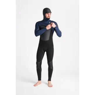 C-Skins Wired NuWave 5/4 FZ  Hooded - Black/Bluestone