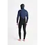 Wired NuWave 5/4 FZ  Hooded Våtdrakt - Black/Bluestone