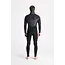 Wired+ 6/5 NuWave Front Zip Hooded Herre Våtdrakt - Black