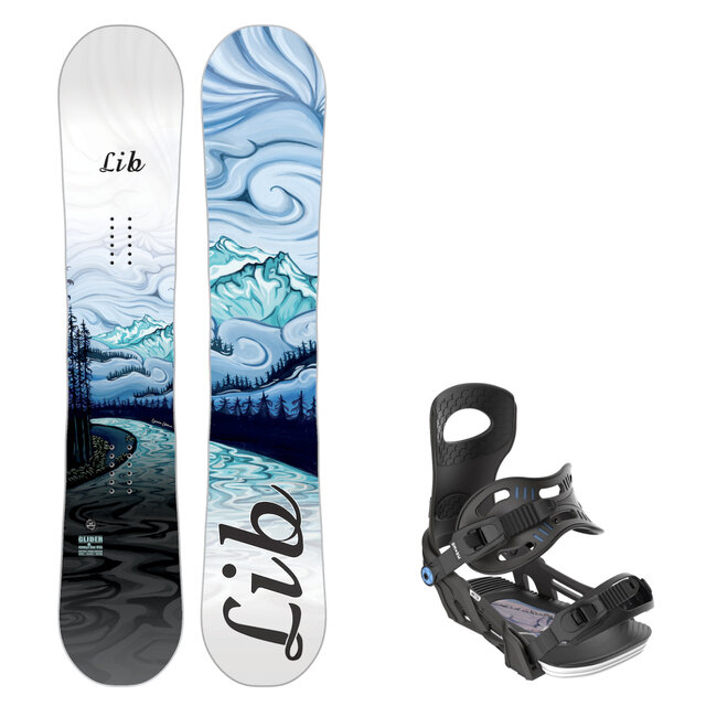 Snowboardpakke – Lib-Tech Glider & Bent Metal Metta