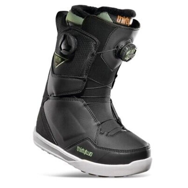Lashed Womens Double Boa - Black/Green