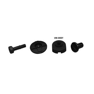 Bent Metal Ankle Strap Hardware Uni-Body Basplate