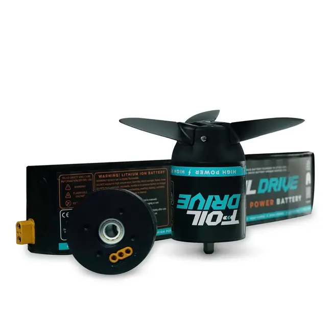 Foil Drive High Power Battery Motor 3 blads propell og stator