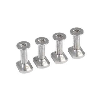 Duotone Foil T-NUT - skinnemutter og  skruer M8x30 T45 (4pcs) Duotone