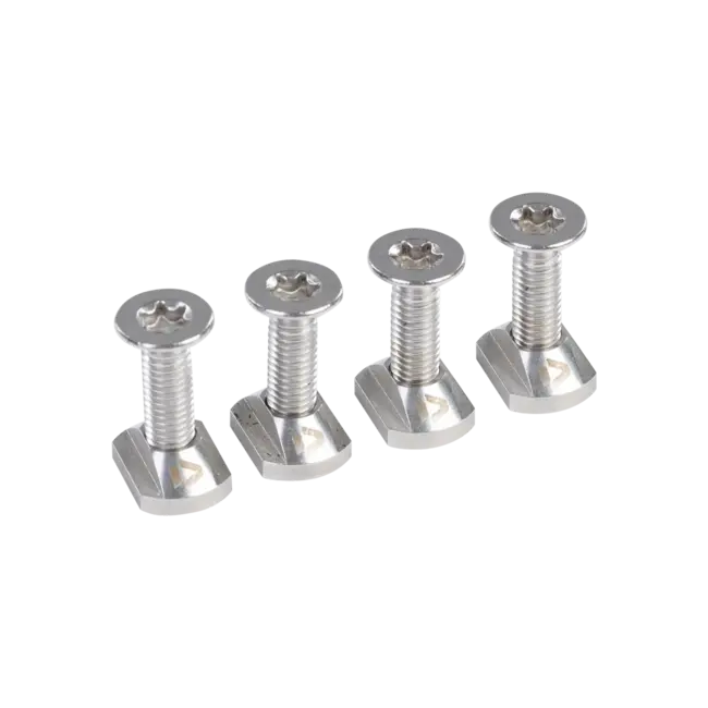 Firkantmutter og  bolter M8  T45 (4pcs)