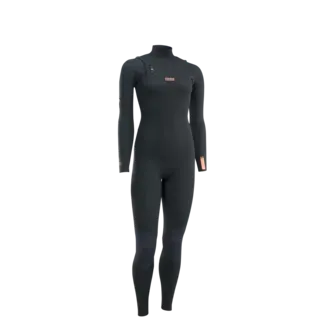 Ion Wetsuits Element 4/3 Front Zip Dame Våtdrakt - Black