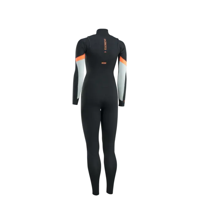 Element 4/3 Front Zip Dame Våtdrakt - Black