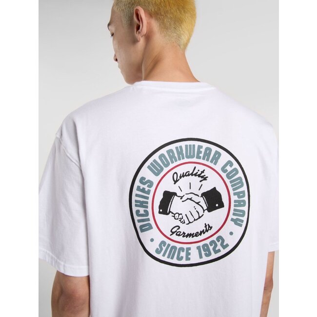 Circle Logo SS Tee - White