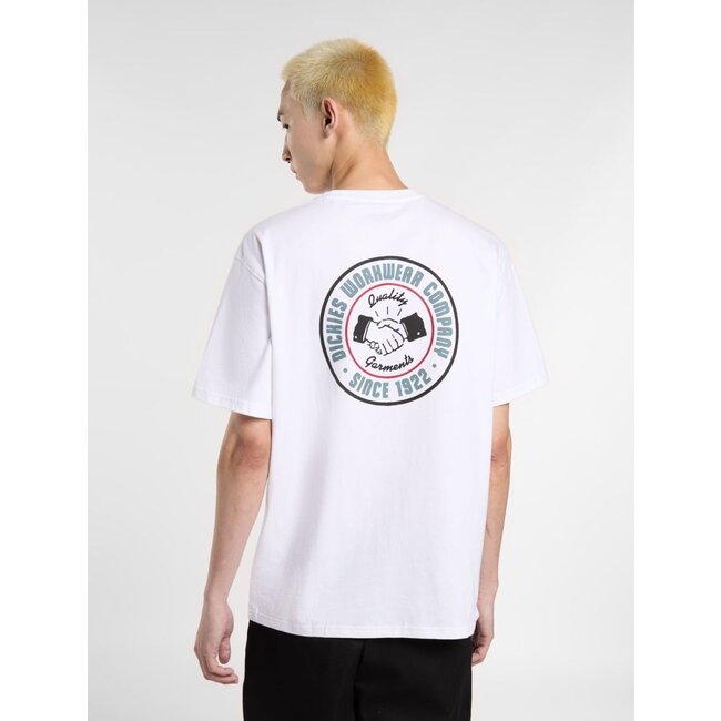 Circle Logo SS Tee - White