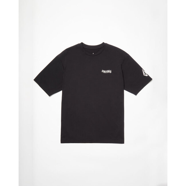 Pistol Surf Rashguard Sort – UV-beskyttende surf t-skjorte med loose fit