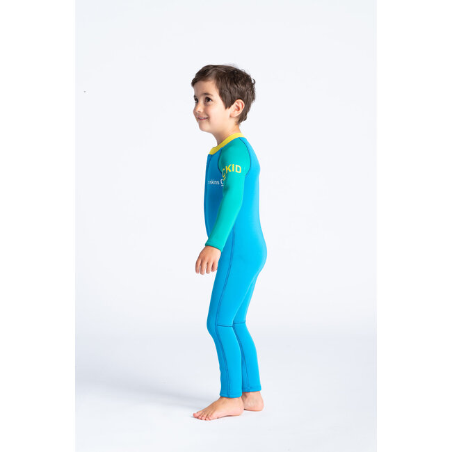 C-Skins Baby Steamer Front Zip 3/2– Cyan/Green