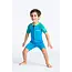 Baby Front Zip Shorty 3/2  - Cyan/Green