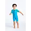 Baby Front Zip Shorty 3/2  - Cyan/Green