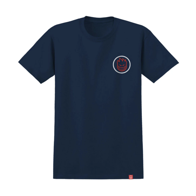 Classic Swirl Overlay - True Navy | White/Red Prints