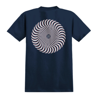 Spitfire Classic Swirl Overlay - True Navy | White/Red Prints