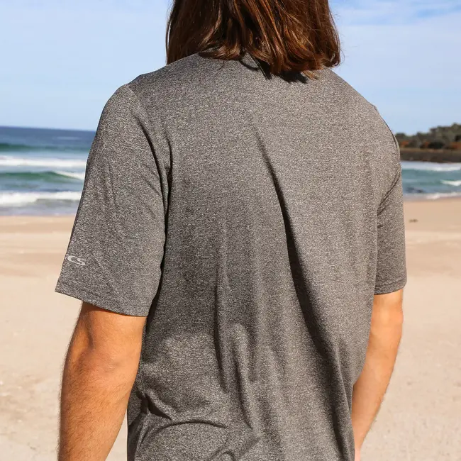 Surf Tee UP50 - Heather Grey