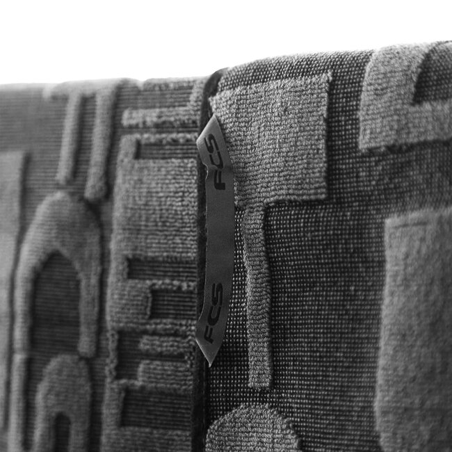 The Mona Towel - Black/Charcoal