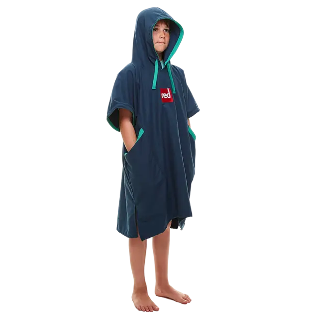Kids Quick Dry Microfibre Changing Robe - Navy