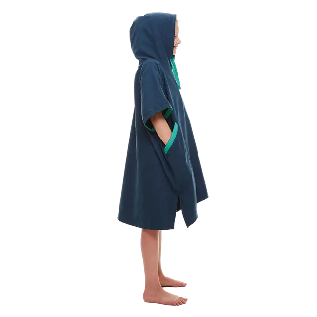 Kids Quick Dry Microfibre Changing Robe - Navy