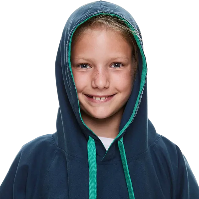 Kids Quick Dry Microfibre Changing Robe - Navy