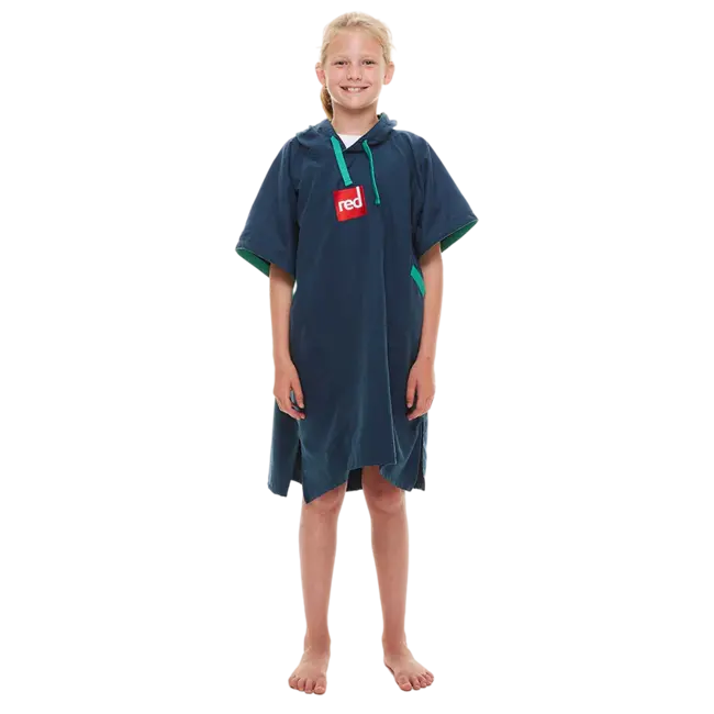 Kids Quick Dry Microfibre Changing Robe - Navy