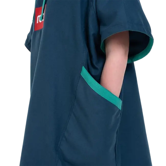 Kids Quick Dry Microfibre Changing Robe - Navy