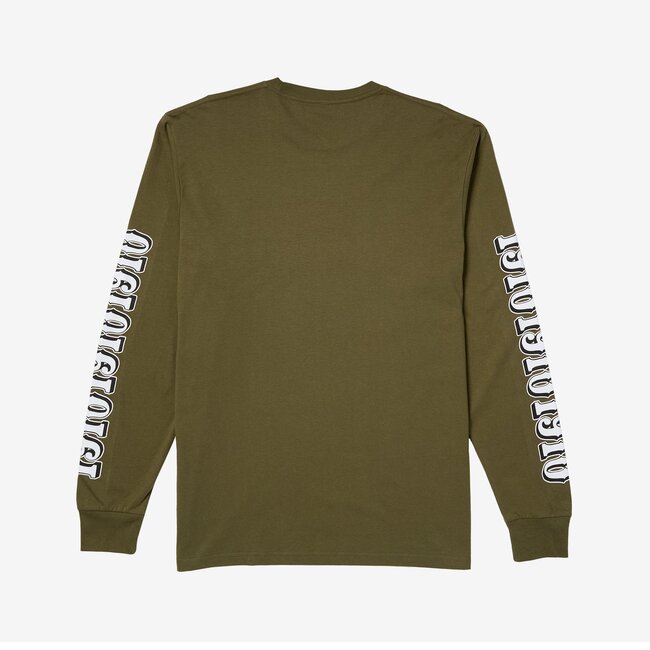 OG Font LS Tee - Military Green